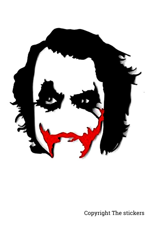 joker mask stickers,stickers,the stickers,Joker,Joker  stickers,bike stickers,mahakal bike stickers,mobile stickers